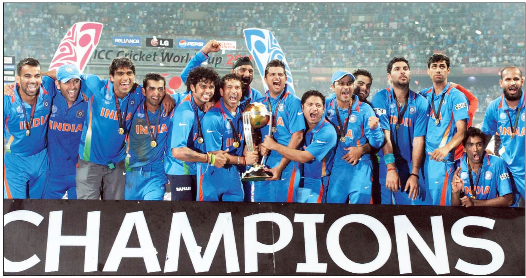 India to host World Cup in 2023 and Champions Trophy in 2021