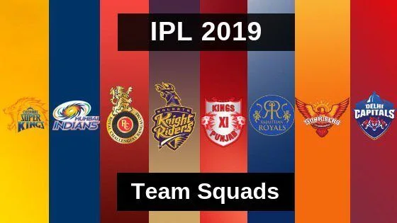 IPL 2019 Teams and Players List: Full squads of 8 IPL teams