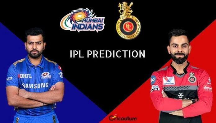 IPL 2019 Match 31, MI vs RCB Match Prediction