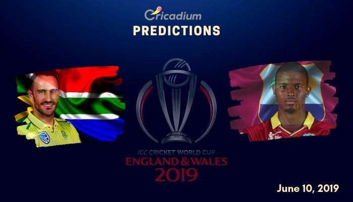 Icc World Cup 2019 Match 15 South Africa Vs West Indies Match Prediction Who Will Win