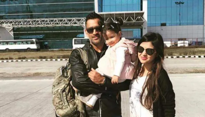 MS Dhoni is back after his stint with his Territorial Army Unit