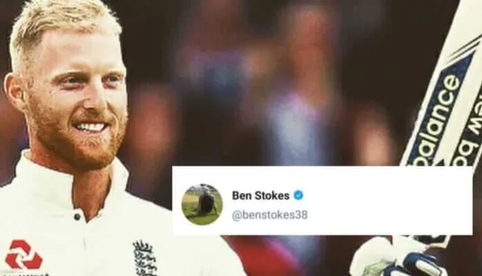 Ben Stokes took to twitter to troll Rohit Sharma