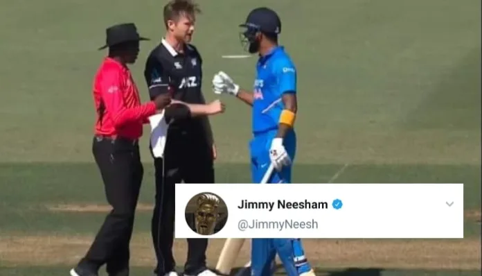 Neesham Involved in Yet Another Twitter Banter With Indian Fans