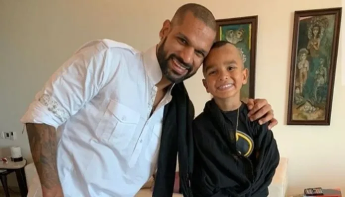 Shikhar Dhawan Shares A Video Of Him Dancing With His Kid