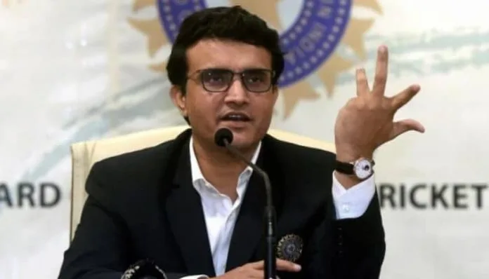 Ganguly gives cricket updates during interview