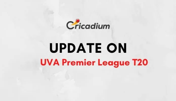 Cricadium's Statement on UVA Premier League T20