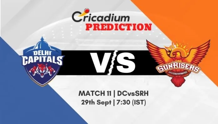 Who will win today Match Prediction between Delhi Capitals & Sunrisers Hyderabad. Catch IPL 2020 Match 11 DC vs SRH Match Prediction today.