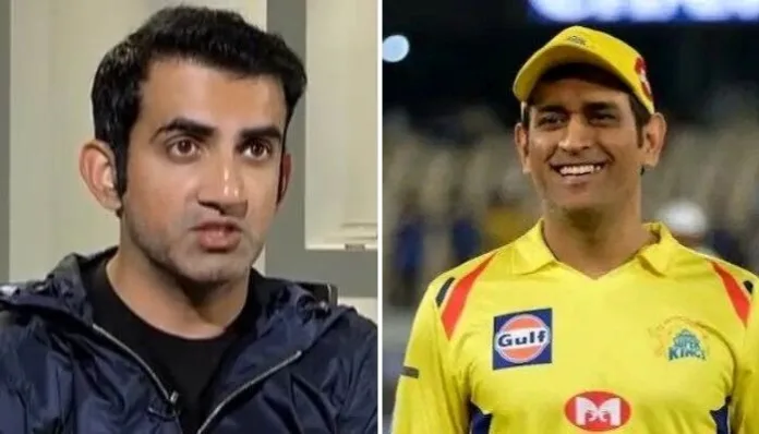Gautam Gambhir Criticizes MS Dhoni for being Aggressive very late in the chase