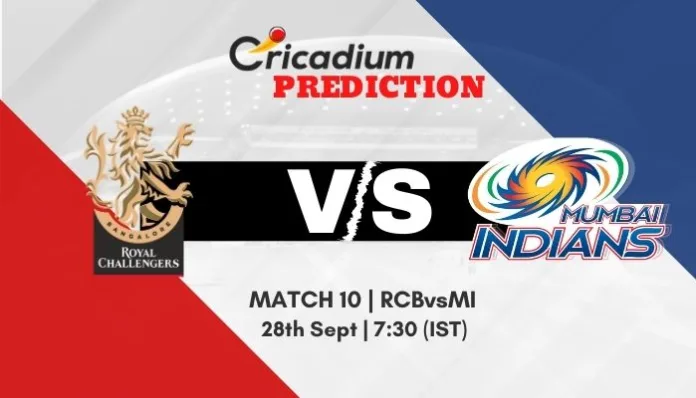 IPL 2020 Match 10 RCB vs MI Match Prediction Who Will Win Today