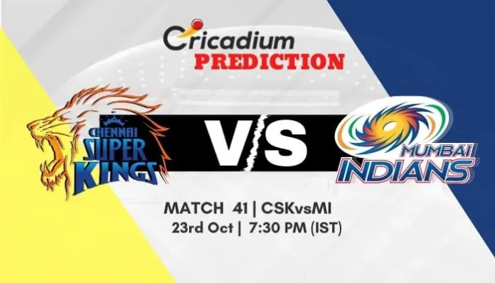 IPL 2020 Match 41 CSK vs MI Match Prediction Who Will Win Today IPL
