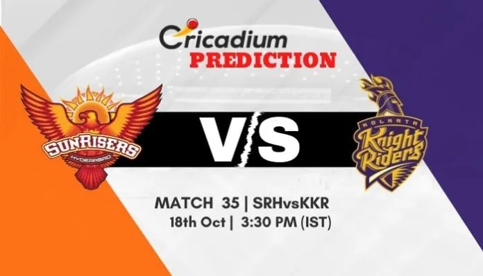 IPL 2020 Match 35 SRH vs KKR Match Prediction Who Will Win Today