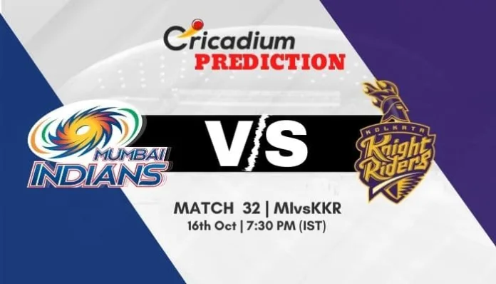 IPL 2020 Match 32 MI vs KKR Match Prediction Who Will Win Today