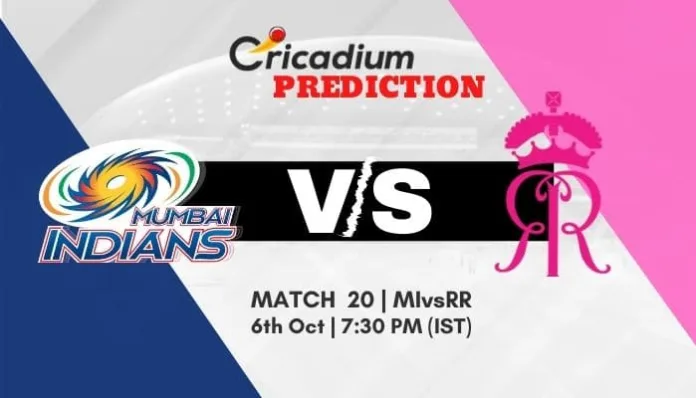 IPL 2020 Match 20 MI vs RR Match Prediction Who Will Win Today