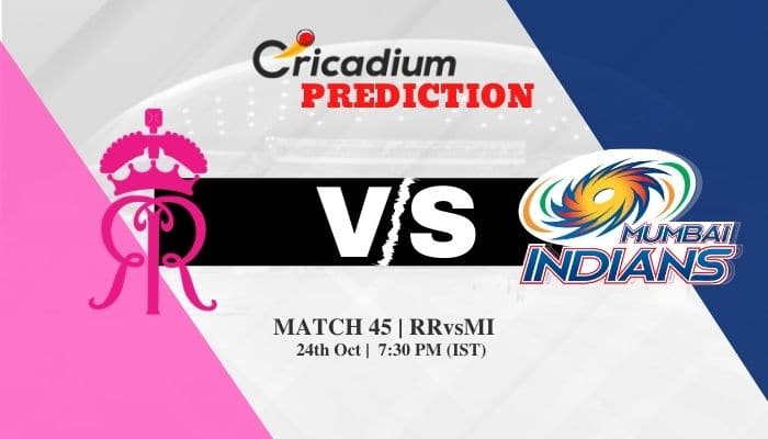 IPL 2020 Match 45 RR vs MI Match Prediction Who Will Win Today IPL