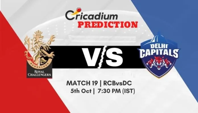 IPL 2020 Match 19 RCB vs DC Match Prediction Who Will Win Today