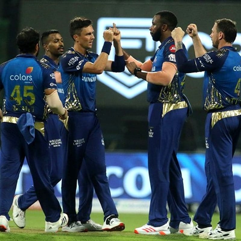 Mumbai Indians are at the 1st position in the points table with 14 points