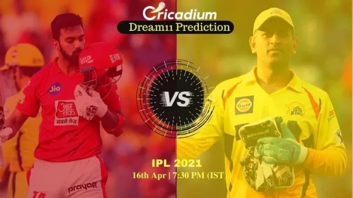 PBKS vs CSK Dream 11 Prediction: IPL 2021 Match 8 Punjab vs Chennai Dream11 Team Tips for Today IPL Match - April 16th, 2021
