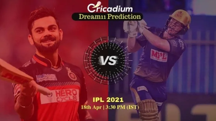 RCB vs KKR Dream 11 Prediction: IPL 2021 Match 10 Bangalore vs Kolkata Dream11 Team Tips for Today IPL Match - April 18th, 2021