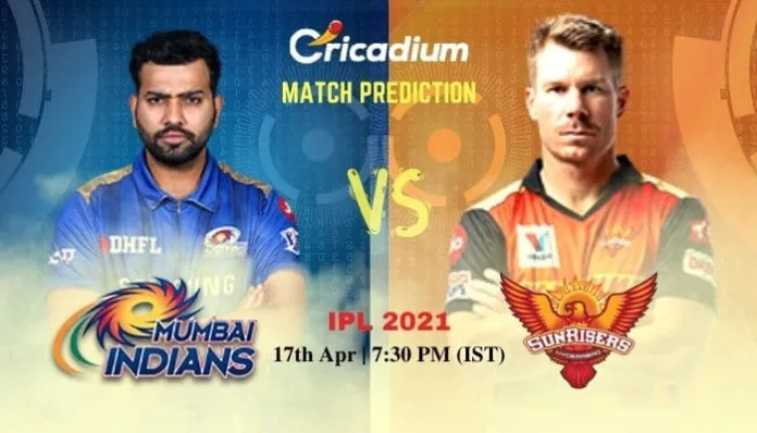 MI vs SRH Match Prediction Who Will Win Today IPL 2021 Match 9