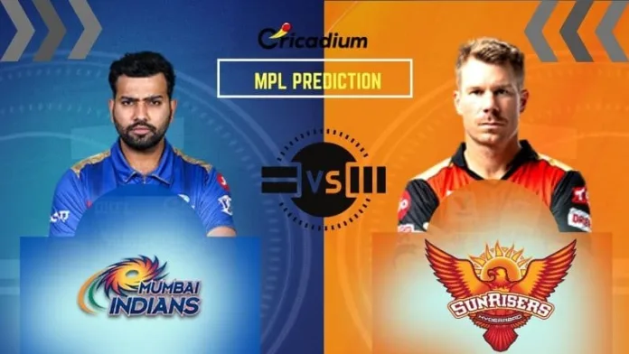 IPL 2021 Match 9 MI vs SRH MPL Prediction and Fantasy Cricket Tips - April 17th, 2021