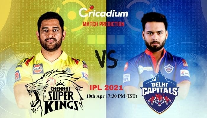 CSK vs DC Match Prediction Who Will Win Today IPL 2021 Match 2
