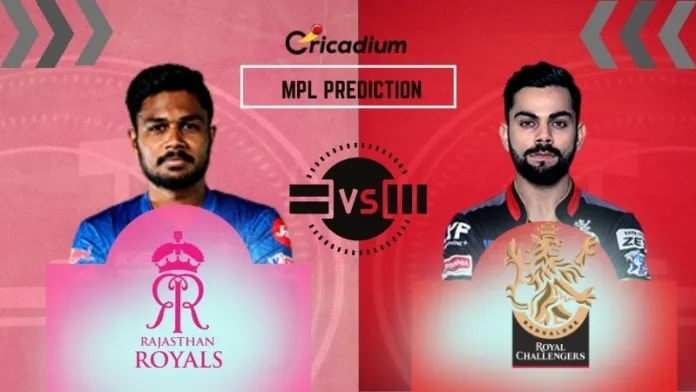IPL 2021 Match 43 RR vs RCB MPL Prediction