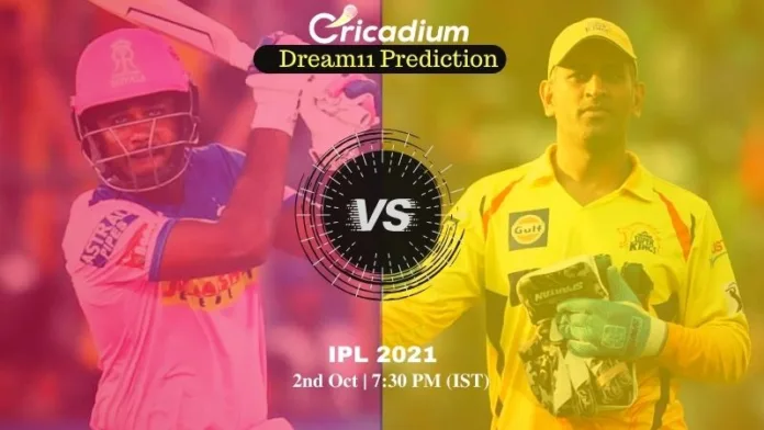 RR vs CSK Dream 11 Prediction: IPL 2021 Match 47 Rajasthan vs Chennai Dream11 Team Tips for Today IPL Match