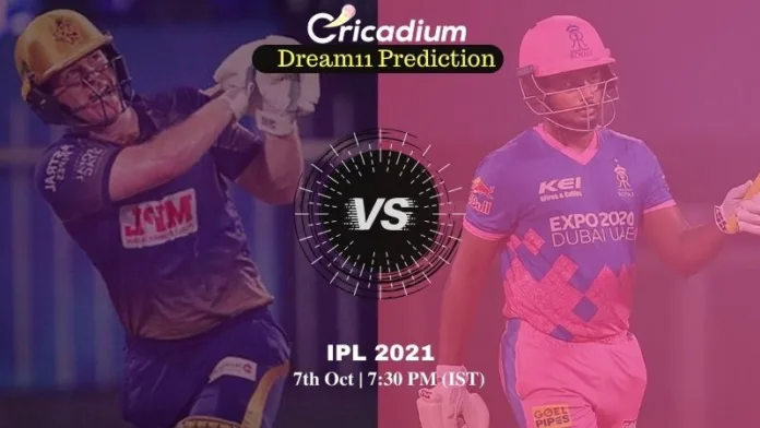 KKR vs RR Dream 11 Prediction: IPL 2021 Match 54 Kolkata vs Rajasthan Dream11 Team Tips for Today IPL Match