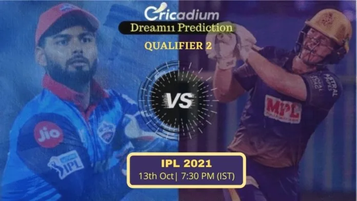 DC vs KKR Dream 11 Prediction: IPL 2021 Match Qualifier 2 Delhi vs Kolkata Dream11 Team Tips for Today IPL Match