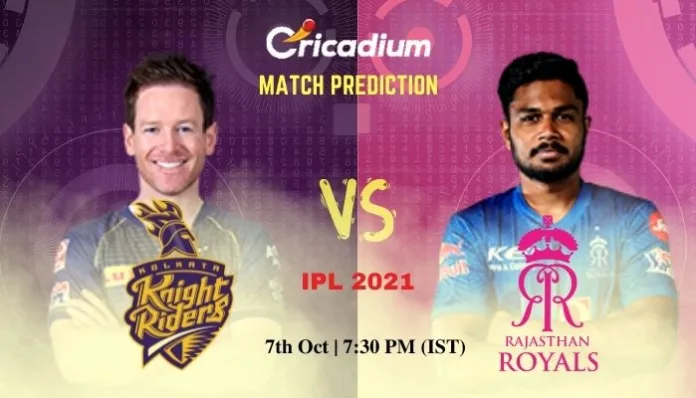 KKR vs RR Match Prediction Who Will Win Today IPL 2021 Match 54