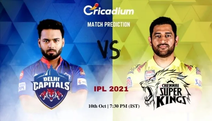 DC vs CSK Match Prediction Who Will Win Today IPL 2021 Qualifier 1 Match
