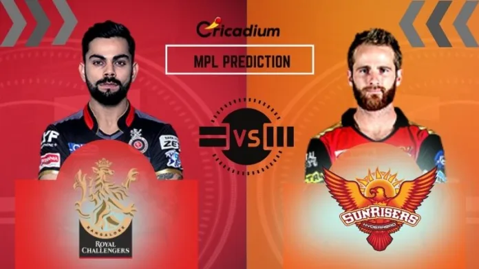 IPL 2021 Match 52 RCB vs SRH MPL Prediction