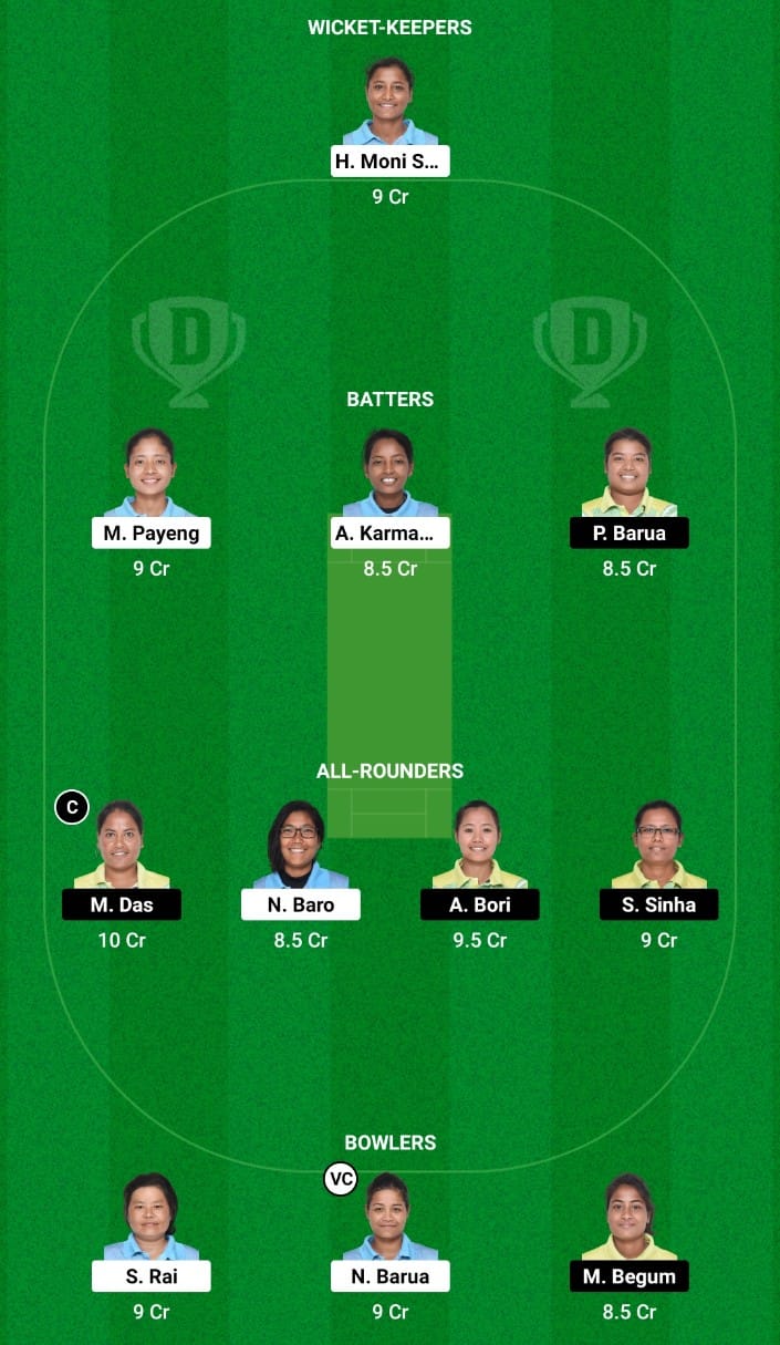 DT-W vs DV-W Dream 11 Prediction Dikhou Tigress Women vs Digaru Viranganas Women Match 13 Dream11 Team Tips for Today BYJUS ACA Womens T20, 2022 Match- March 2nd, 2022