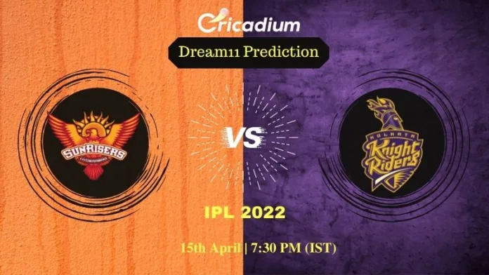 SRH vs KKR Dream 11 Prediction: IPL 2022 Match 25 Hyderabad vs Kolkata Dream11 Team Tips for Today IPL Match - April 15th, 2022