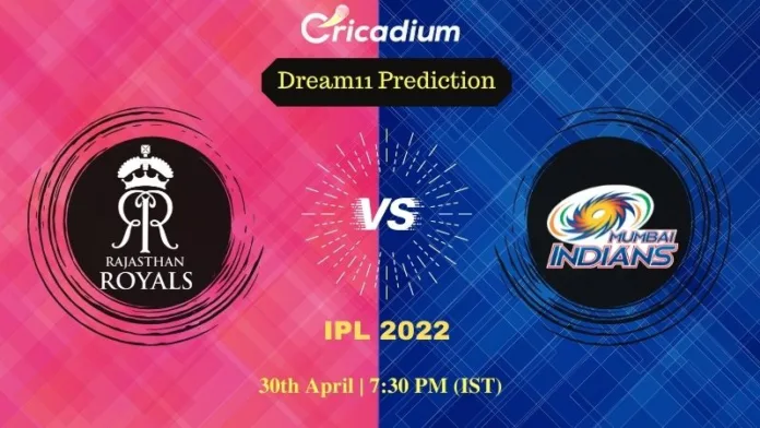 RR vs MI Dream 11 Prediction: IPL 2022 Match 44 Rajasthan vs Mumbai Dream11 Team Tips for Today IPL Match