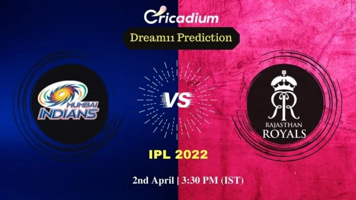 MI vs RR Dream 11 Prediction: IPL 2022 Match 9 Mumbai vs Rajasthan Dream11 Team Tips for Today IPL Match - April 2nd, 2022