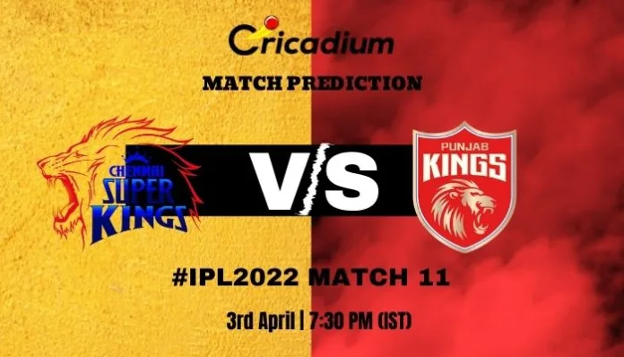 CSK vs PBKS Match Prediction Who Will Win Today IPL 2022 Match 11 - April 3rd, 2022