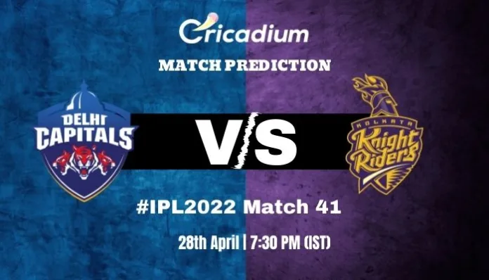 DC vs KKR Match Prediction Who Will Win Today IPL 2022 Match 41