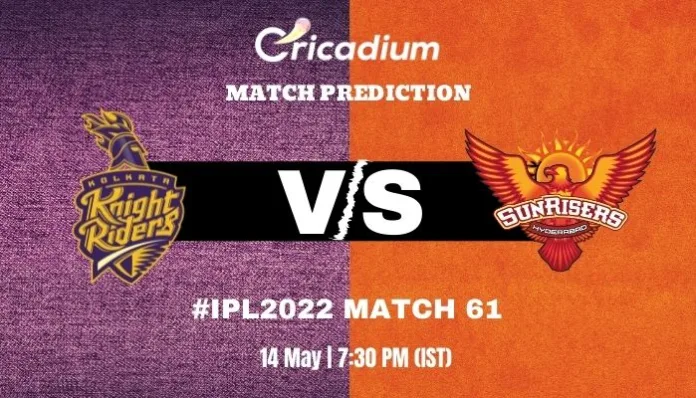 KKR vs SRH Match Prediction Who Will Win Today IPL 2022 Match 61