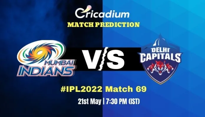 MI vs DC Match Prediction Who Will Win Today IPL 2022 Match 69