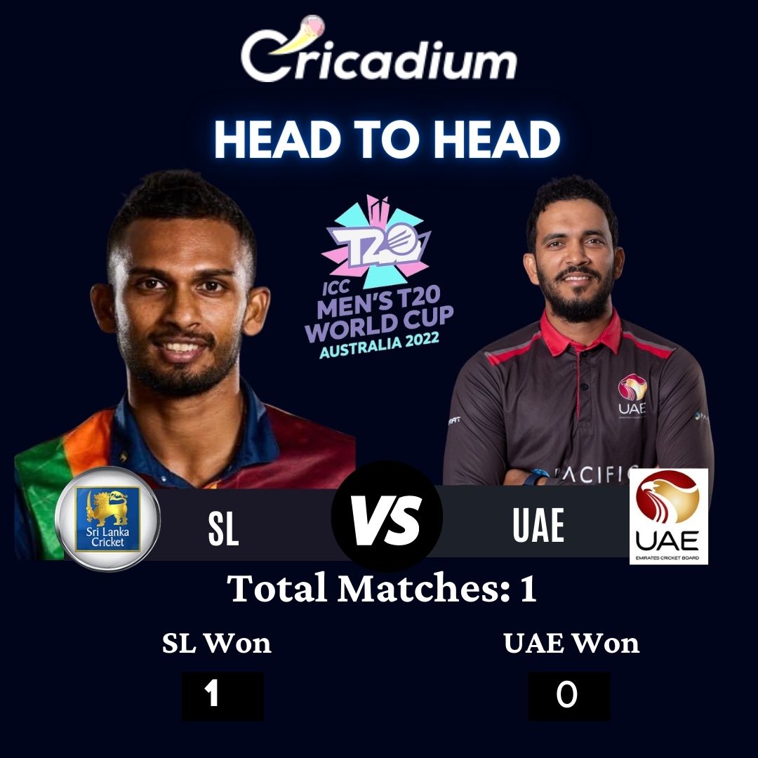 T20 World Cup 2022 Match 6 SL vs UAE Match Prediction Who Will Win Today T20 World Cup