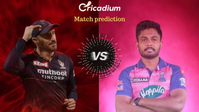 IPL 2023 Match 32: RCB vs RR Match Prediction