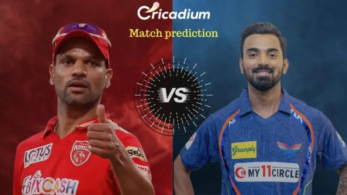 IPL 2023 Match 38 PBKS vs LSG Match Prediction
