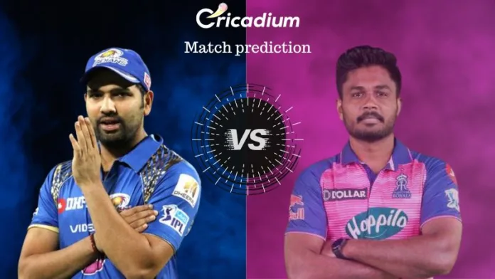 IPL 2023 Match 42 MI vs RR Match Prediction Who will win today