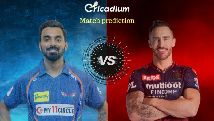 IPL 2023 Match 43 LSG vs RCB Match Prediction Who will win today