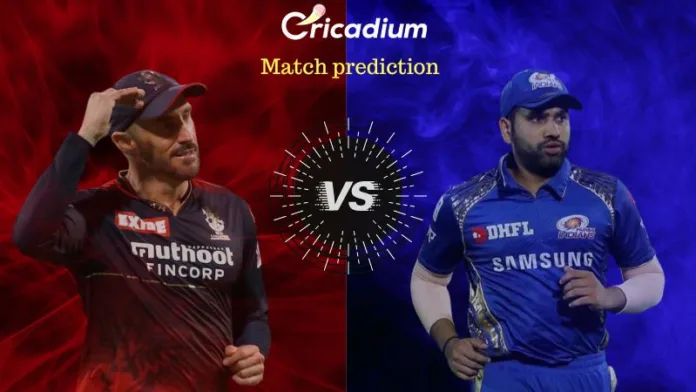IPL 2023 Match 5 RCB vs MI Match Prediction