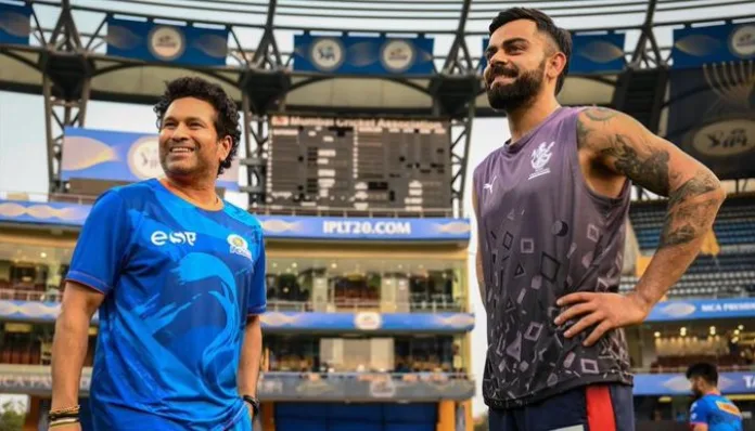 IPL 2023: Two GOATS of Indian Cricket meet each other; photos become viral