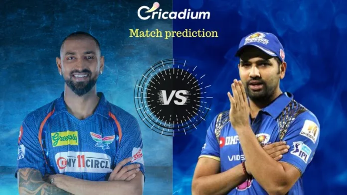 IPL 2023 Match 63 LSG vs MI Match Prediction Who will win today