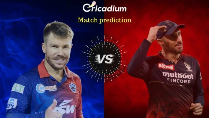 IPL 2023 Match 50 DC vs RCB Match Prediction