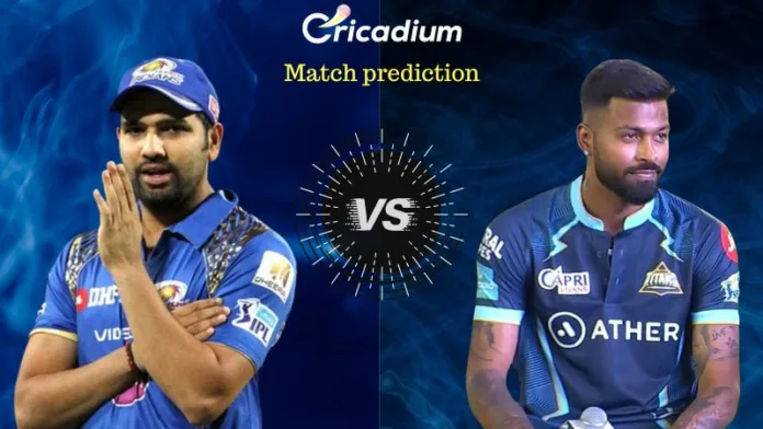 IPL 2023 Match 57 MI vs GT Match Prediction